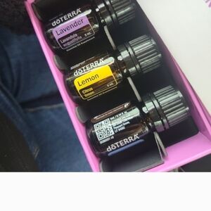 doTERRA Introductory Kit with Purple, Yellow, Green Accents